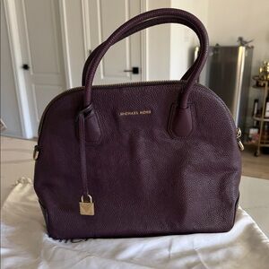 Michael Kors Deep Purple Satchel
